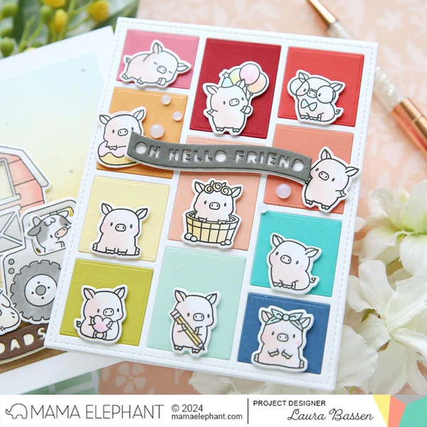 Bild 4 von Mama Elephant - Clear Stamps LITTLE PIG AGENDA