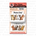 Art Impressions Clear Stamps Guinea Flip Card - Meerschweinchen