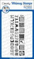 Whimsy Stamps Clear Stamps - Quirky ABC