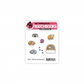 Art Impressions Clear Stamps with dies MB Cat Accessories - Stempelset inkl. Stanzen