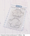 Impronte d' Autore Clear Stamps - Yeti Fronte Retro