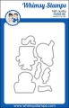 Whimsy Stamps Die Stanze - Octopi Guys Outlines Oktopus