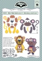 Karen Burniston Dies Short Rectangles - Mini Ball Add-ons 2 - Monkey and Lion - Stanzen Affe Löwe