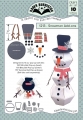 Karen Burniston Dies Snowman Add-ons - Stanzen Schneemann