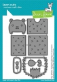 Lawn Fawn Cuts - Stanzschablone Tiny Gift Box Hedgehog add-on