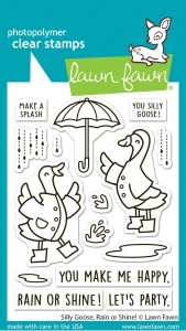 Lawn-Fawn-Clear-Stamps---silly-goose-rain-or-shine
