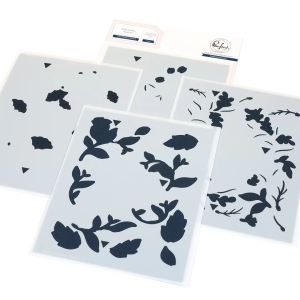 Pinkfresh-Studio-Stencil---Wild-Meadow-Wreath----Schablonen