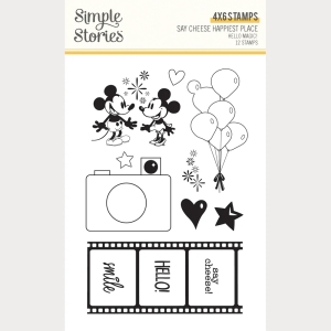 Simple-Stories-Clear-Stamps---Say-Cheese-Happiest-Place---Hello-Magic