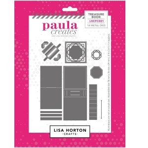 Paula-Creates-for-LISA-HORTON-Crafts-Treasure-Book-Die-Set---Stanzen---Schatzbchlein