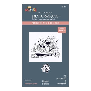 Spellbinders-BetterPress---Steamboat-Willie-Press-Plates--Die-Set