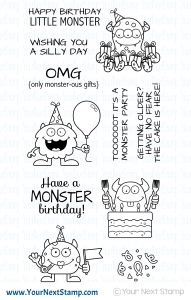 Your-Next-Stamp-Clear-Stamp-Silly-Birthday-Monsters
