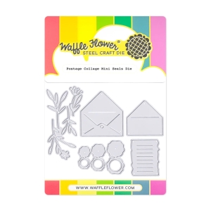 Waffle-Flower-Postage-Collage-Mini-Seals-Die---Stanzen