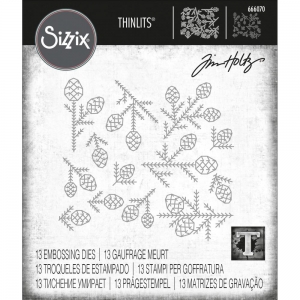 Sizzix-Thinlits-Die-by-Tim-Holtz---Stanzschablone---Pine-Patterns
