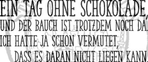 StempelBar-Stempelgummi-Ein-Tag-ohne-Schokolade