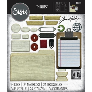 Sizzix-Thinlits-Die-by-Tim-Holtz---Stanzschablone---Vault-Noteworthy