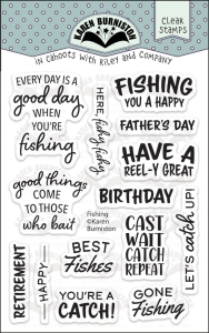 Karen-Burniston-Clear-Stamps-Stempel---Fishing-Phrases