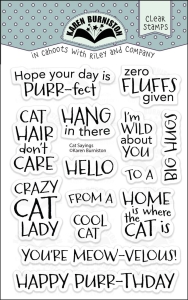 Karen-Burniston-Clear-Stamps-Stempel---Cat-Sayings