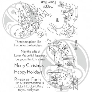 The-Rabbit-Hole-Designs-Clear-Stamps---Bunny-Christmas