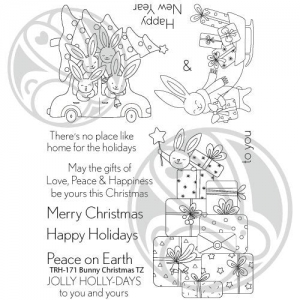 The-Rabbit-Hole-Designs-Clear-Stamps---Bunny-Christmas