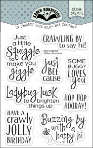 Karen-Burniston-Clear-Stamps-Stempel---Bug-Greetings