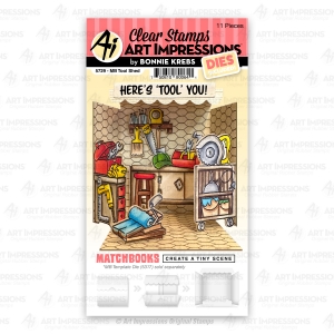 Art-Impressions-Clear-Stamps-with-dies-MB-Tool-Shed---Stempelset-inkl-Stanzen