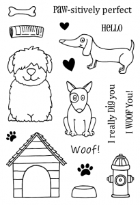 Janes-Doodles-Clear-Stamps---Dogs----Hund