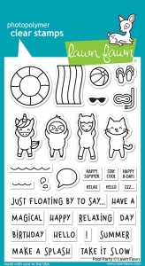 Lawn-Fawn-Clear-Stamps---Pool-Party