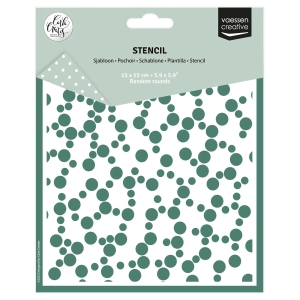 Vaessen-Creative--Stencil-Schablone-Random-Rounds