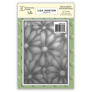 LISA-HORTON---3D-Prgefolder---Bold-Daisy-Background