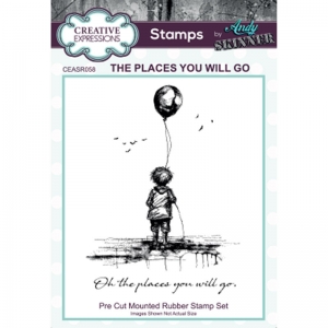 Creative-Expressions-Pre-Cut-Stamp---Gummistempel---Andy-Skinner-The-Places-You-Will-Go