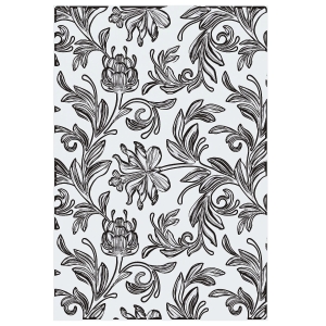 Sizzix-3-D-Texture-Fades-Embossing-Folder--by-Tim--Holtz---Prgefolder---Botanical-LargeA5