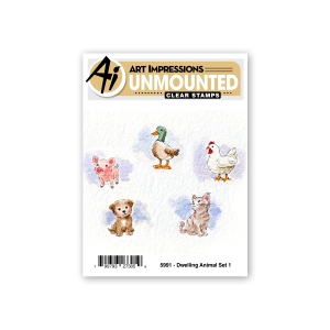 Art-Impressions-Stamp-Set---Dwelling-Animal-Set-1