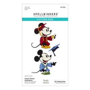 Spellbinders-Classic-Mouse-Graduation-Etched-Dies---Stanz-Set-Abschlussfeier