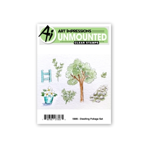 Art-Impressions-Stamp-Set---Dwelling-Foliage-Set