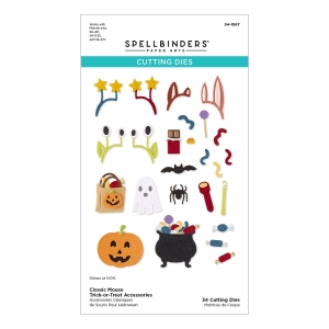 Spellbinders-Classic-Mouse-Trick-or-Treat-Accessories-Etched-Dies---Stanz-Set-Halloween-Zubehr