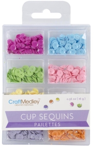 Craft-Medley-Creative-Essentials-Cup-Sequins---Pailletten-Baby
