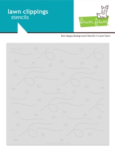 Lawn-Fawn-Lawn-Stencils---Schablone-bee-happy-background-stencils