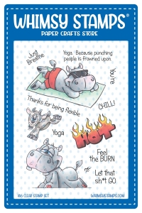Whimsy-Stamps-Clear-Stamps----Hippo-Yoga
