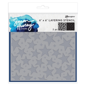 Simon-Hurley-create--Stencil---Schablone-sparkling-stars