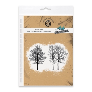 Cosmic-Shimmer-Pre-Cut-Stamp---Gummistempel---Andy-Skinner-Winter-Trees