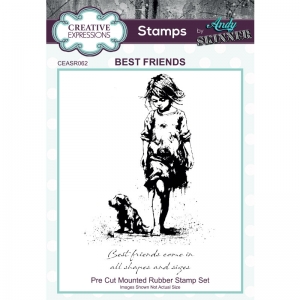 Creative-Expressions-Pre-Cut-Stamp---Gummistempel---Andy-Skinner-Best-Friends