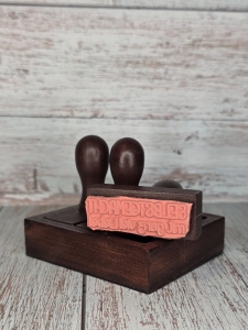 StempelBar-Gummistempel-mit-Holtgriff----Briefgre-Set