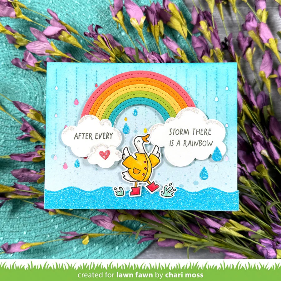 Bild 1 von Lawn Fawn Clear Stamps - silly goose, rain or shine!