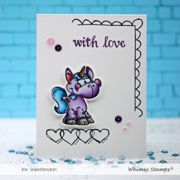 Bild 1 von Whimsy Stamps Clear Stamps - Unicorn Magic - Einhorn
