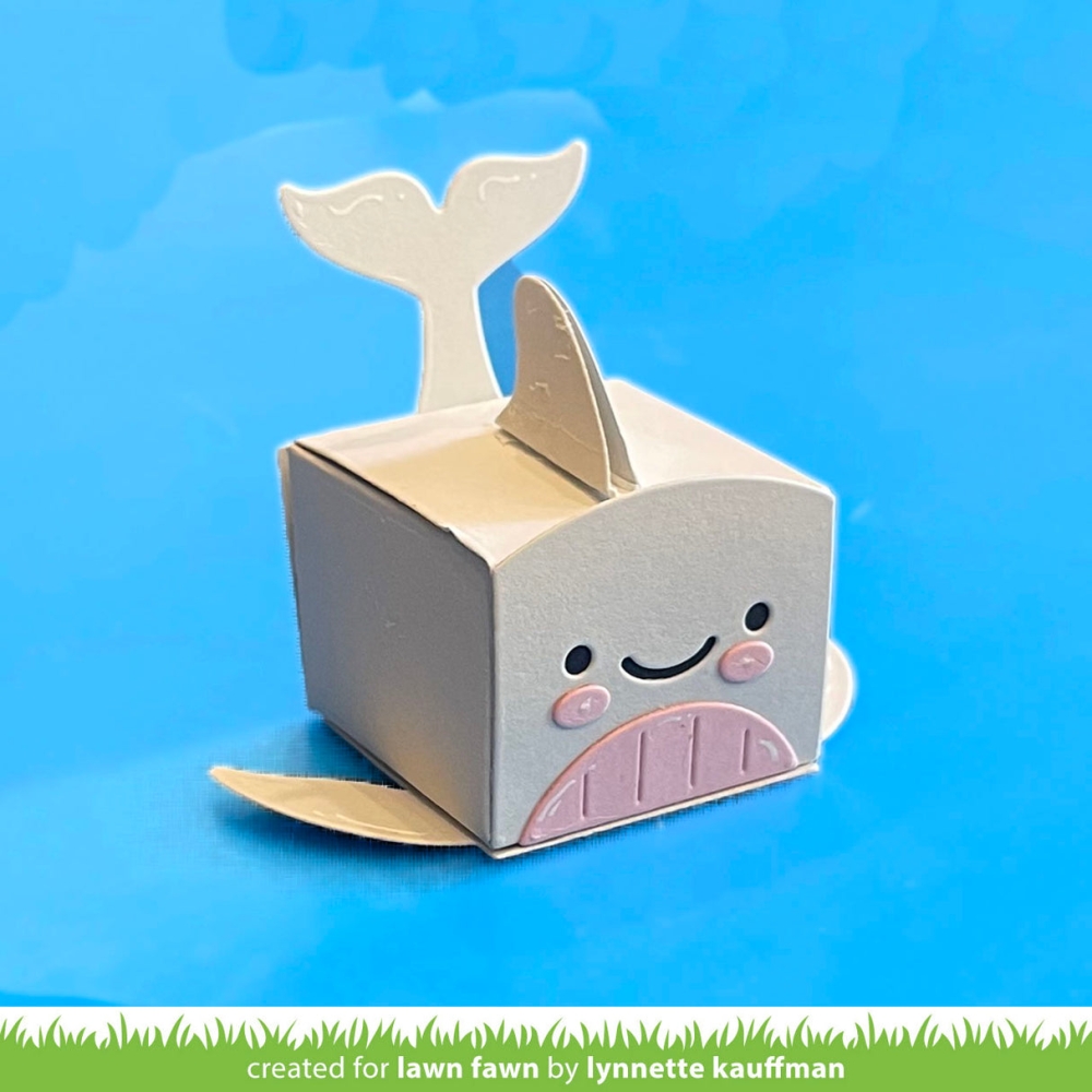 Bild 1 von Lawn Fawn Cuts  - Stanzschablone tiny gift box whale and dolphin add-on