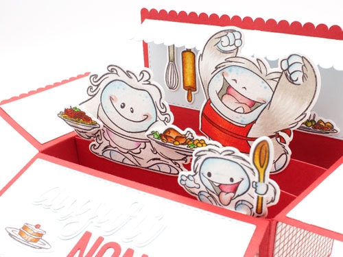 Bild 1 von Impronte d' Autore Clear Stamps - Yeti in cucina (ENG)