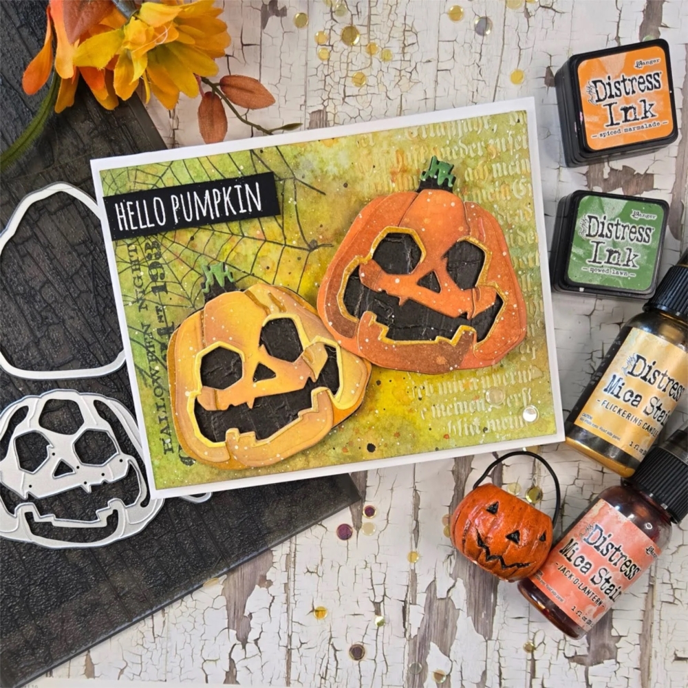 Bild 1 von Sizzix Thinlits Die by Tim Holtz - Stanzschablone - Layered Jack-O-Lantern