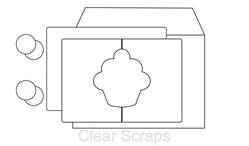 Bild 1 von Clear Scraps Send it Clear Cupcake