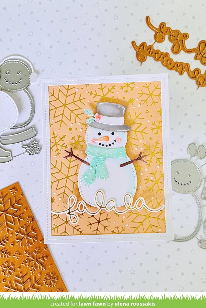 Bild 1 von Lawn Fawn Hot Foil Plates - Winter Big Scripty Words