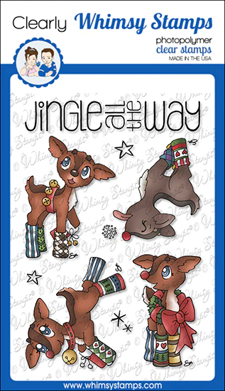 Bild 1 von Whimsy Stamps Clear Stamps - Reindeer Games - Jingle All the Way
